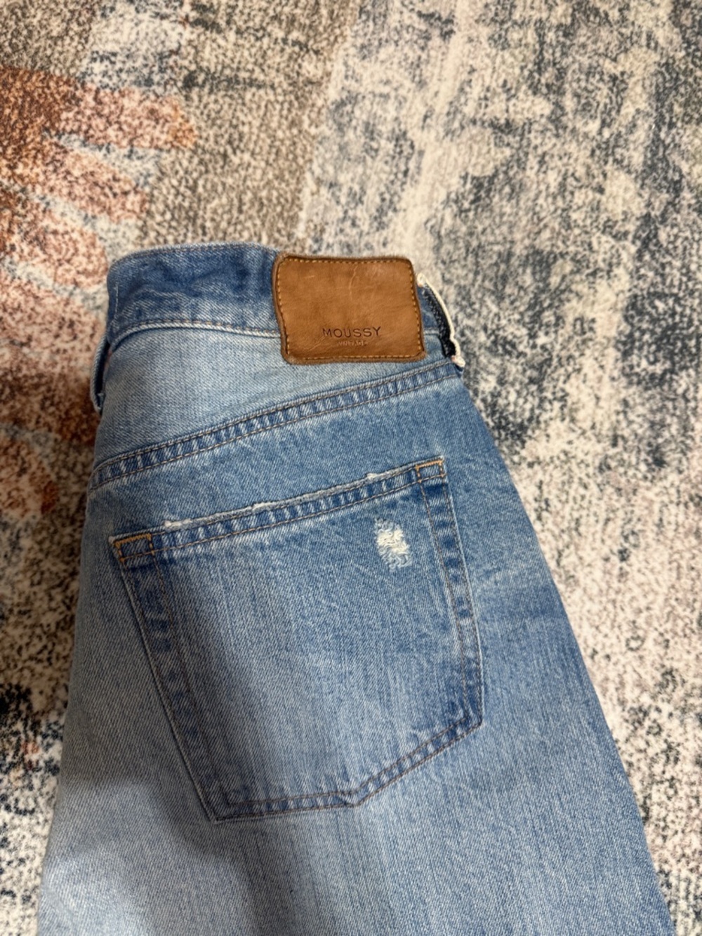 Mousy Light Wash Wide Leg Jeans - Picture 3 of 6